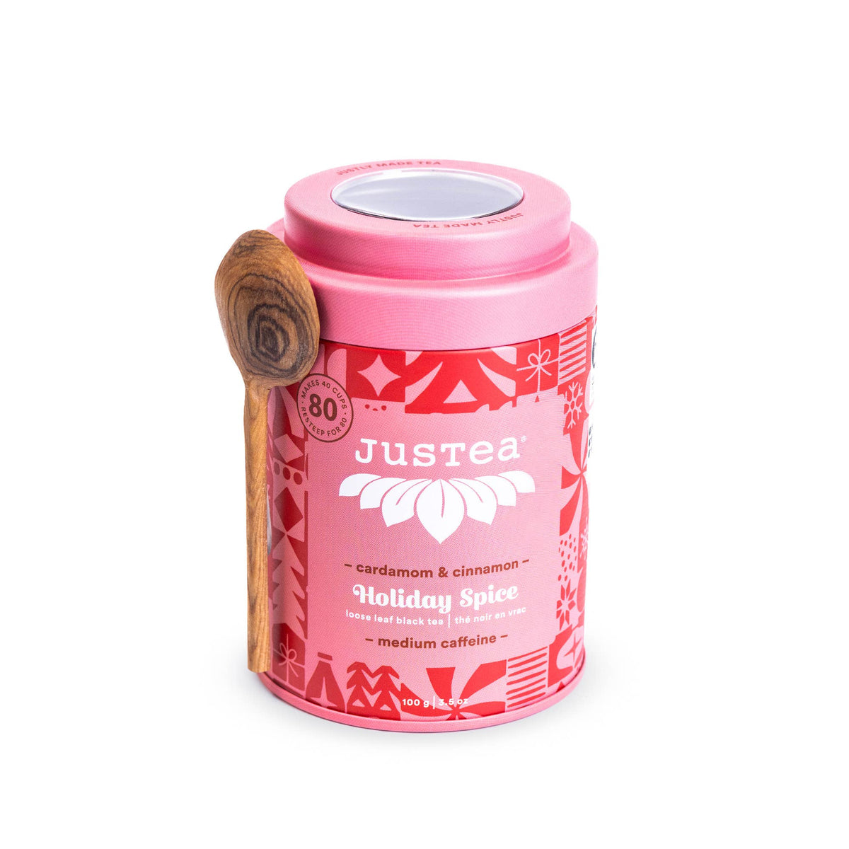 Holiday Spice Tin & Spoon - Organic, Fair-Trade, Black Tea
