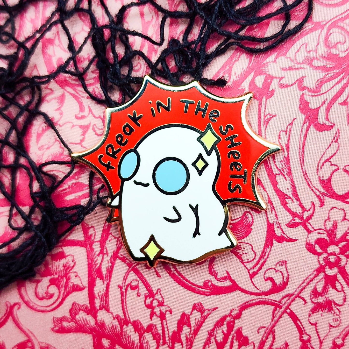 Freaky Ghost Enamel Pin