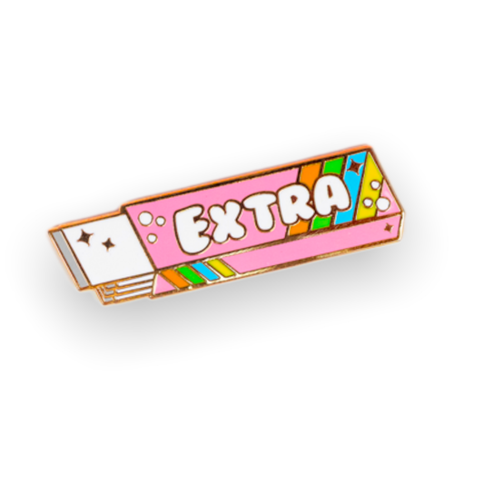 Extra Gum Enamel Pin