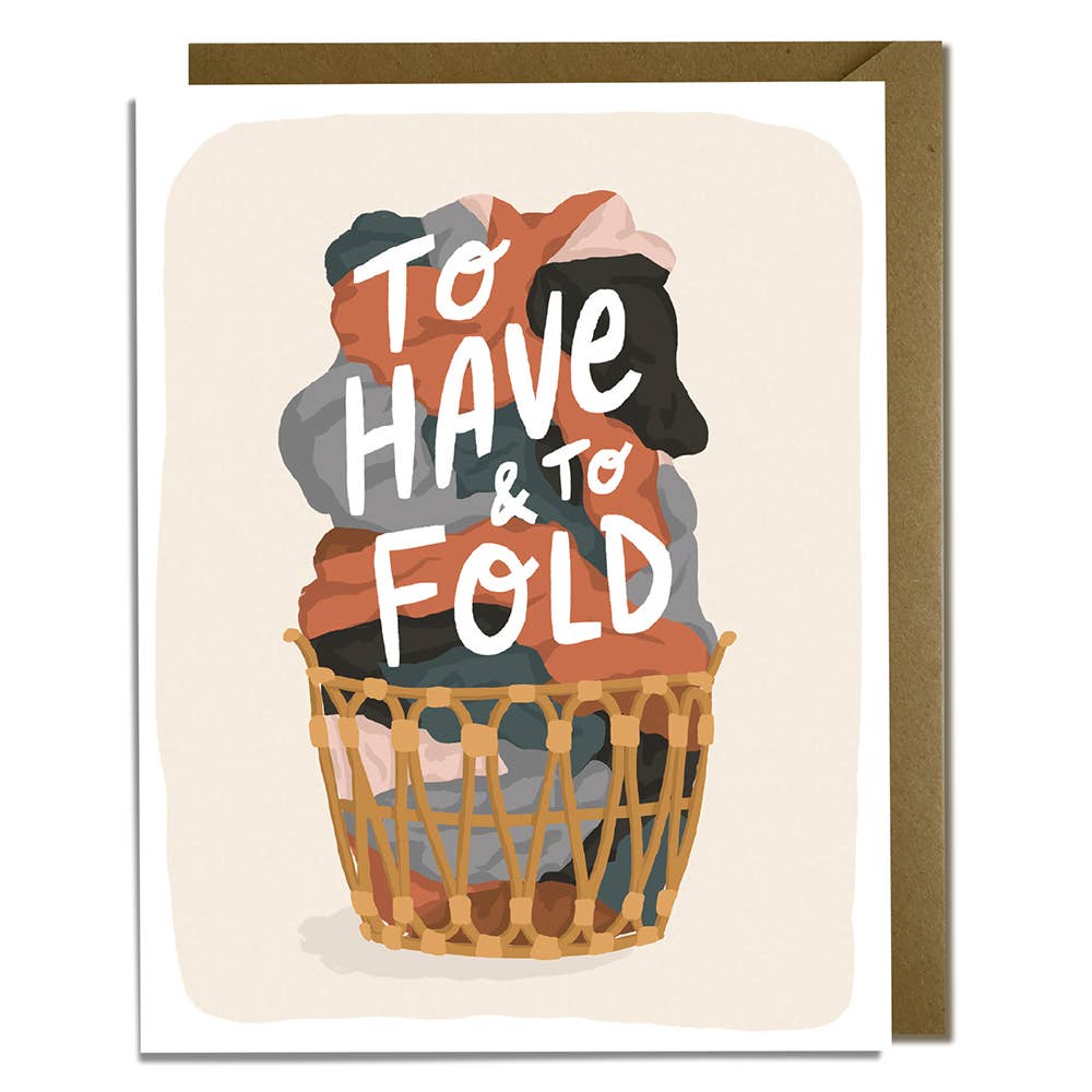 To Have & Fold - Funny Wedding Card