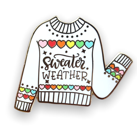 Sweater Weather Enamel Pin